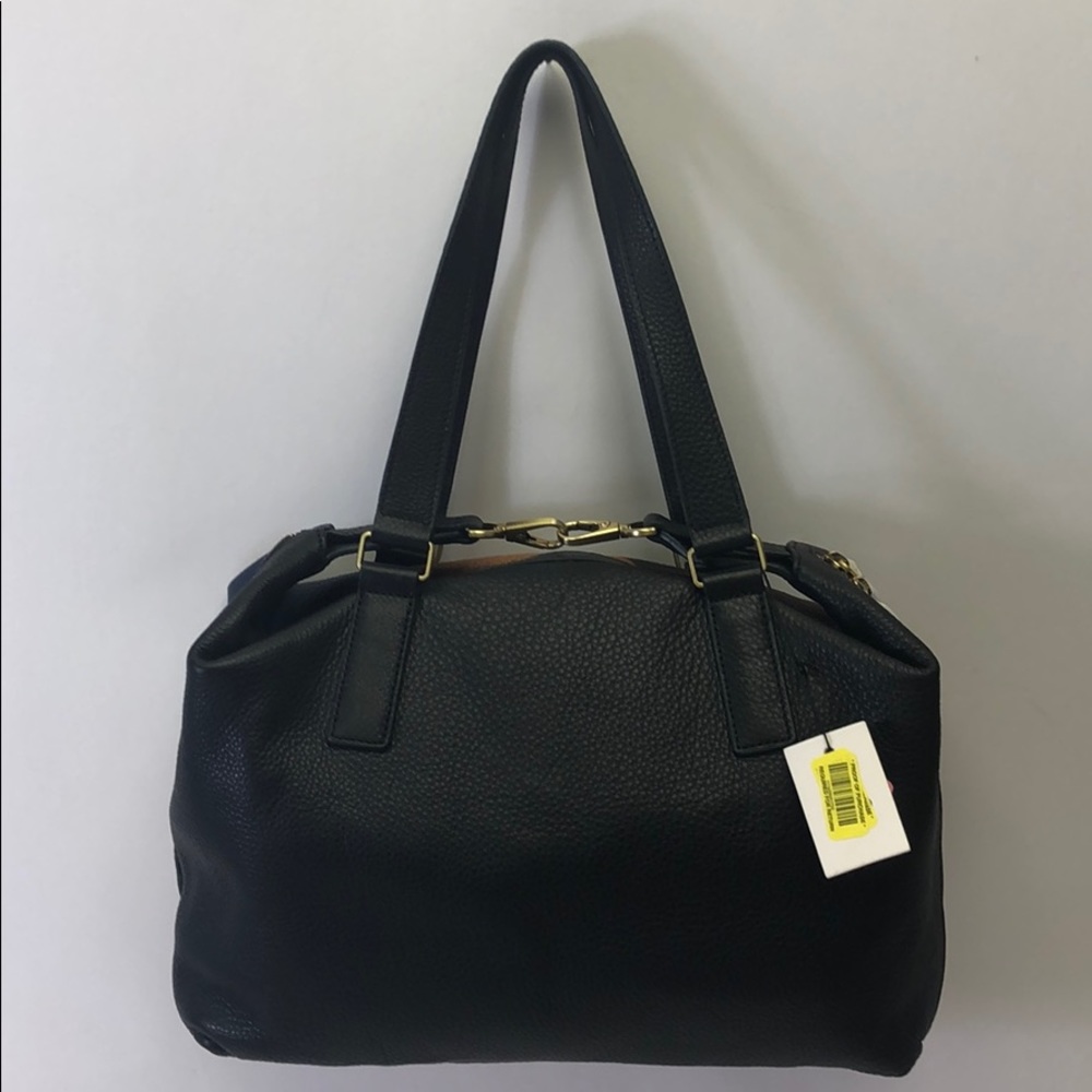 Fossil Brown Patchwork Satchel New shoulder Bag - Picture 2 of 8